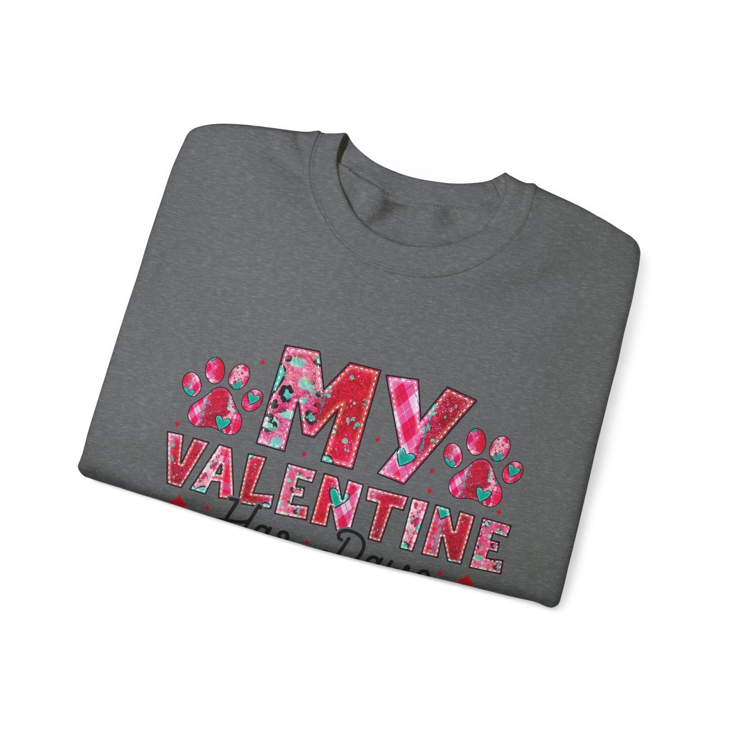 My Valentine  Unisex Heavy Blend™ Crewneck Sweatshirt