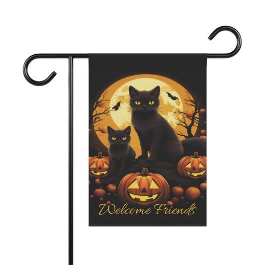 Welcome Friends Halloween Garden & House Banner