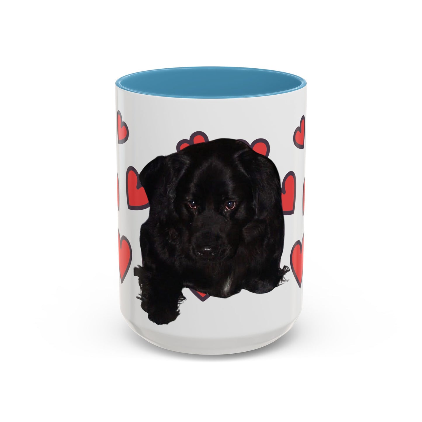 Cute Dog Lover's Accent Coffee Mug - Perfect Gift for Pet Owners, Valentine's Day, Birthdays, Dog Enthusiasts, Home & Office
