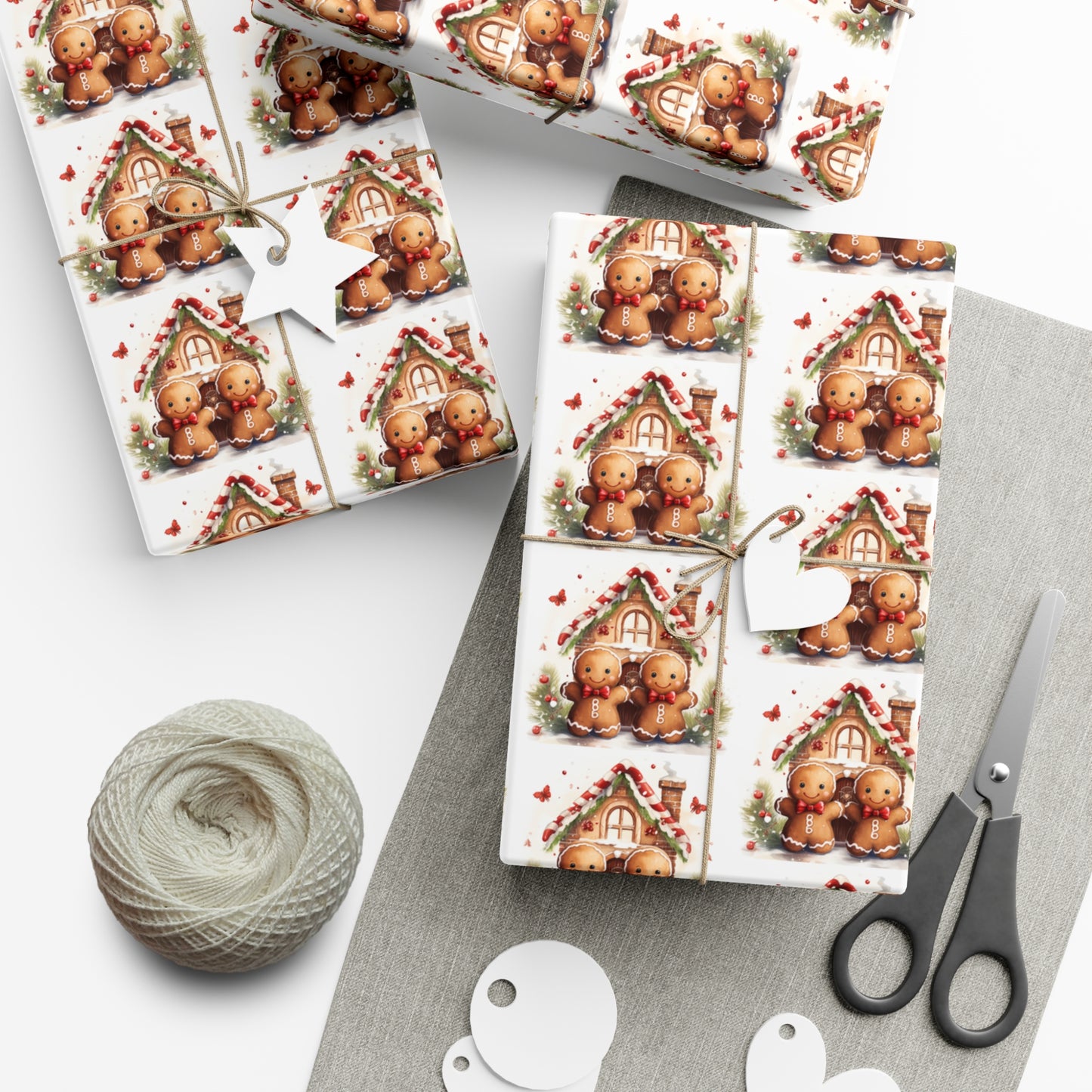 Gingerbread Gift Wrap Papers