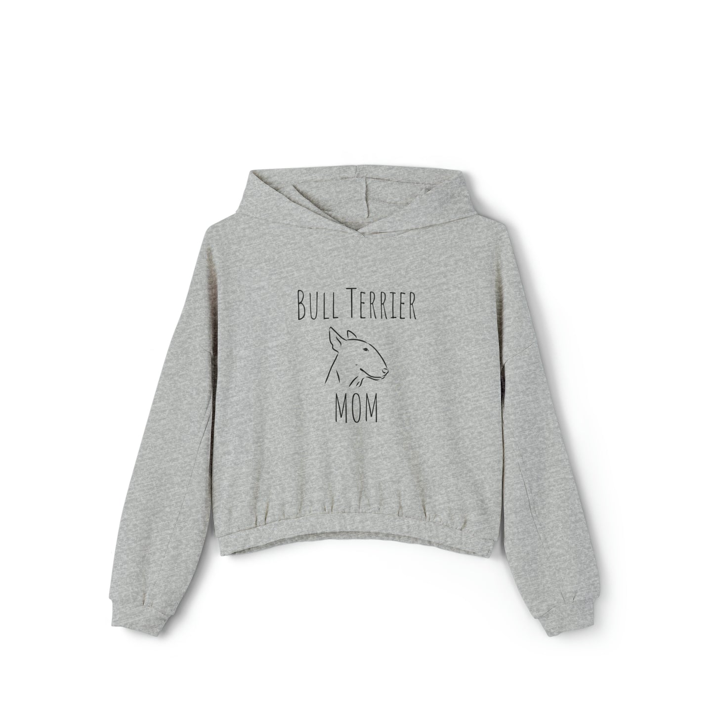 Women's Bull Terrier Cinched Bottom Hoodie