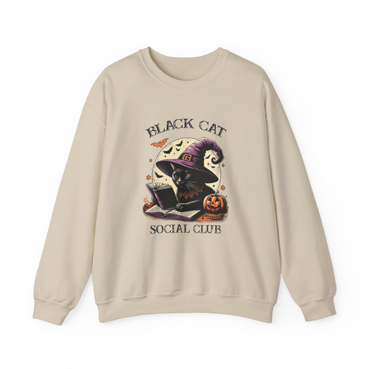 Black Cat Unisex Heavy Blend™ Crewneck Sweatshirt