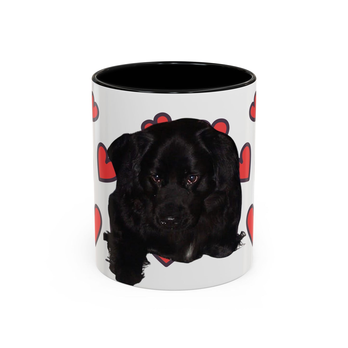 Cute Dog Lover's Accent Coffee Mug - Perfect Gift for Pet Owners, Valentine's Day, Birthdays, Dog Enthusiasts, Home & Office