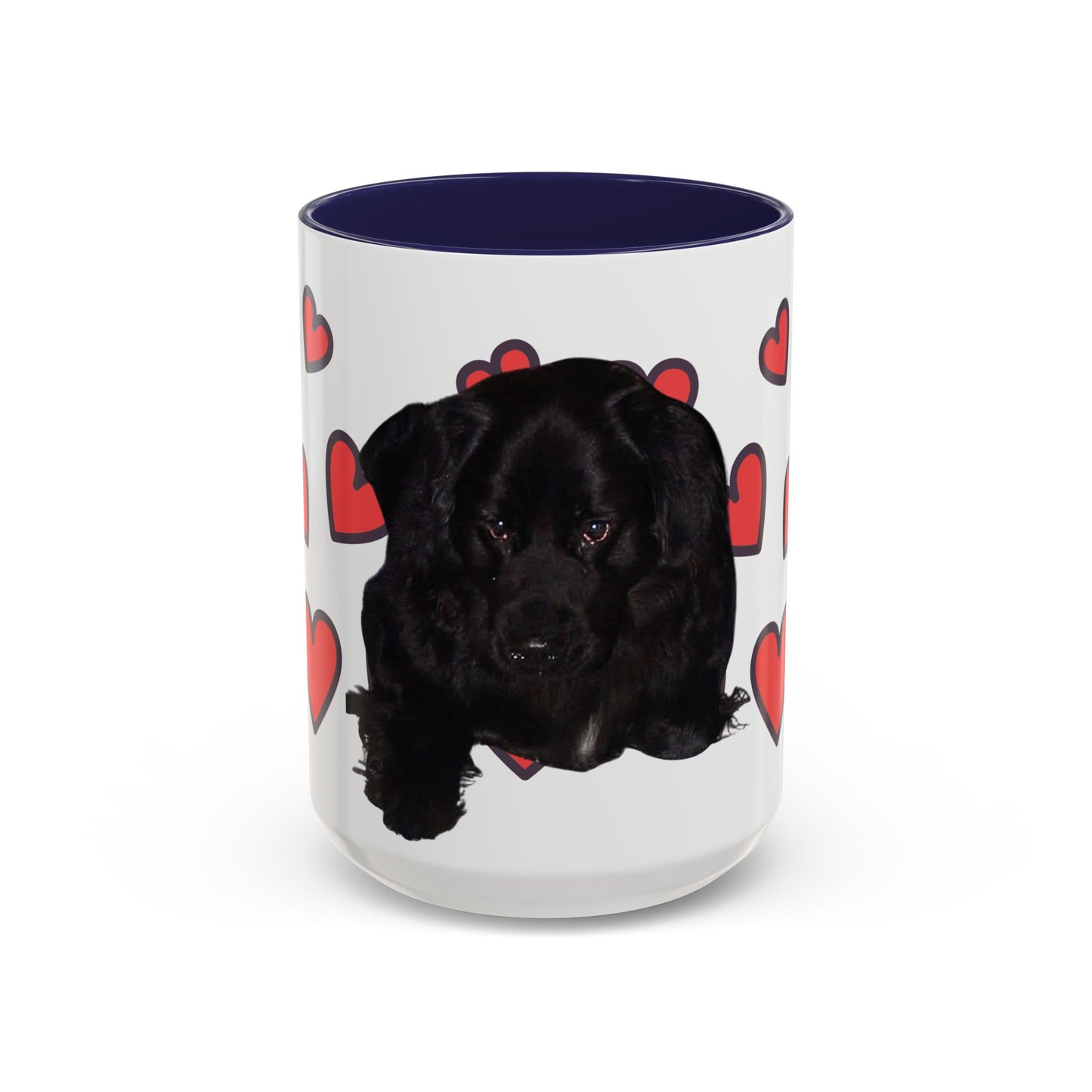 Cute Dog Lover's Accent Coffee Mug - Perfect Gift for Pet Owners, Valentine's Day, Birthdays, Dog Enthusiasts, Home & Office