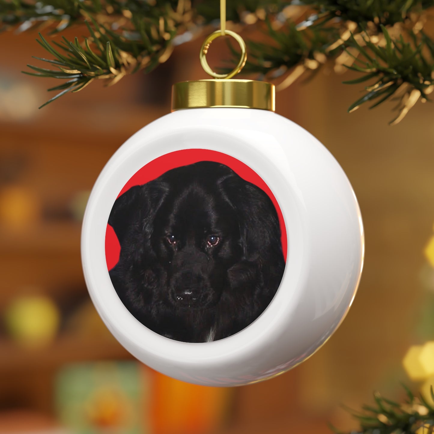 Personalized Christmas Ball Ornament, Holiday Decor, Pet Lover Gift, Custom Keepsake, Unique Tree Decoration, Festive Ornament