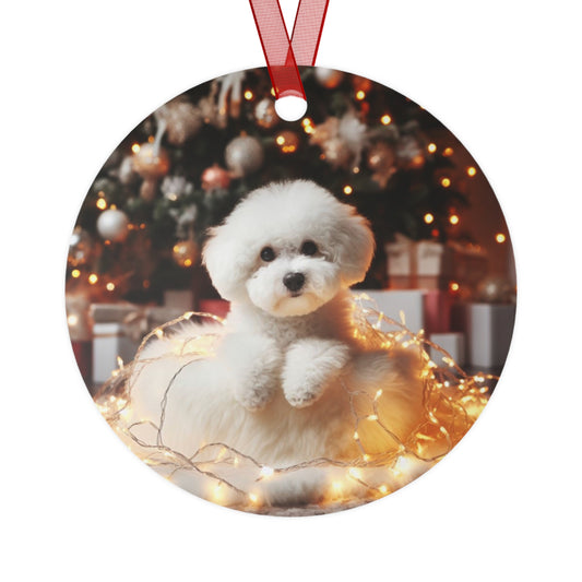 Bichon Frise Metal Ornaments