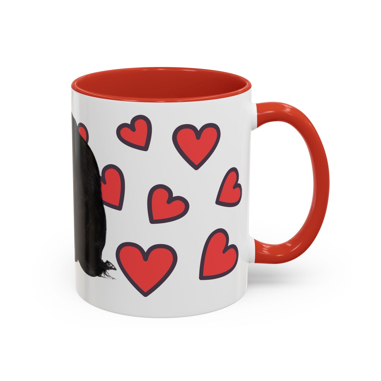 Cute Dog Lover's Accent Coffee Mug - Perfect Gift for Pet Owners, Valentine's Day, Birthdays, Dog Enthusiasts, Home & Office