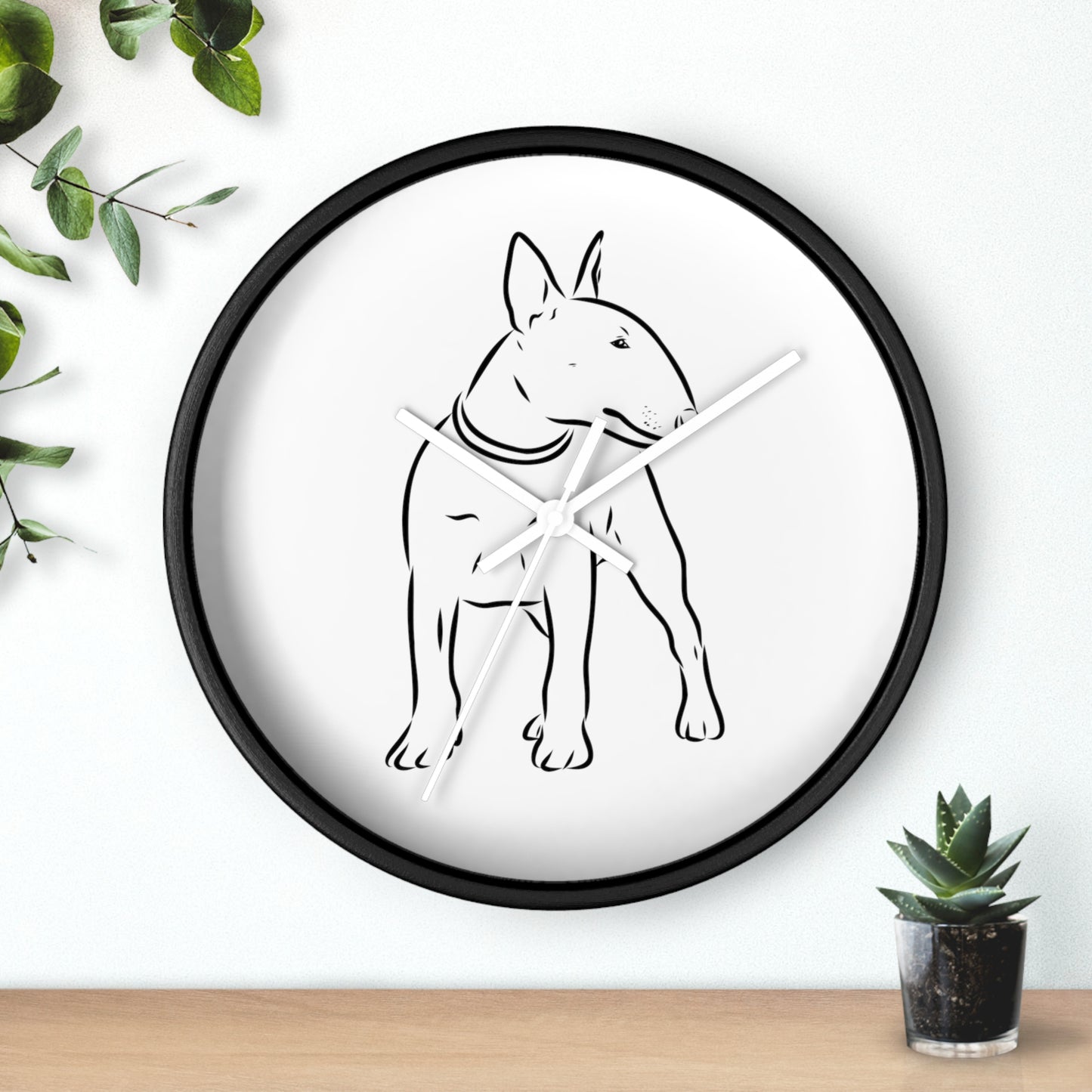 Bull Terrier Wall Clock