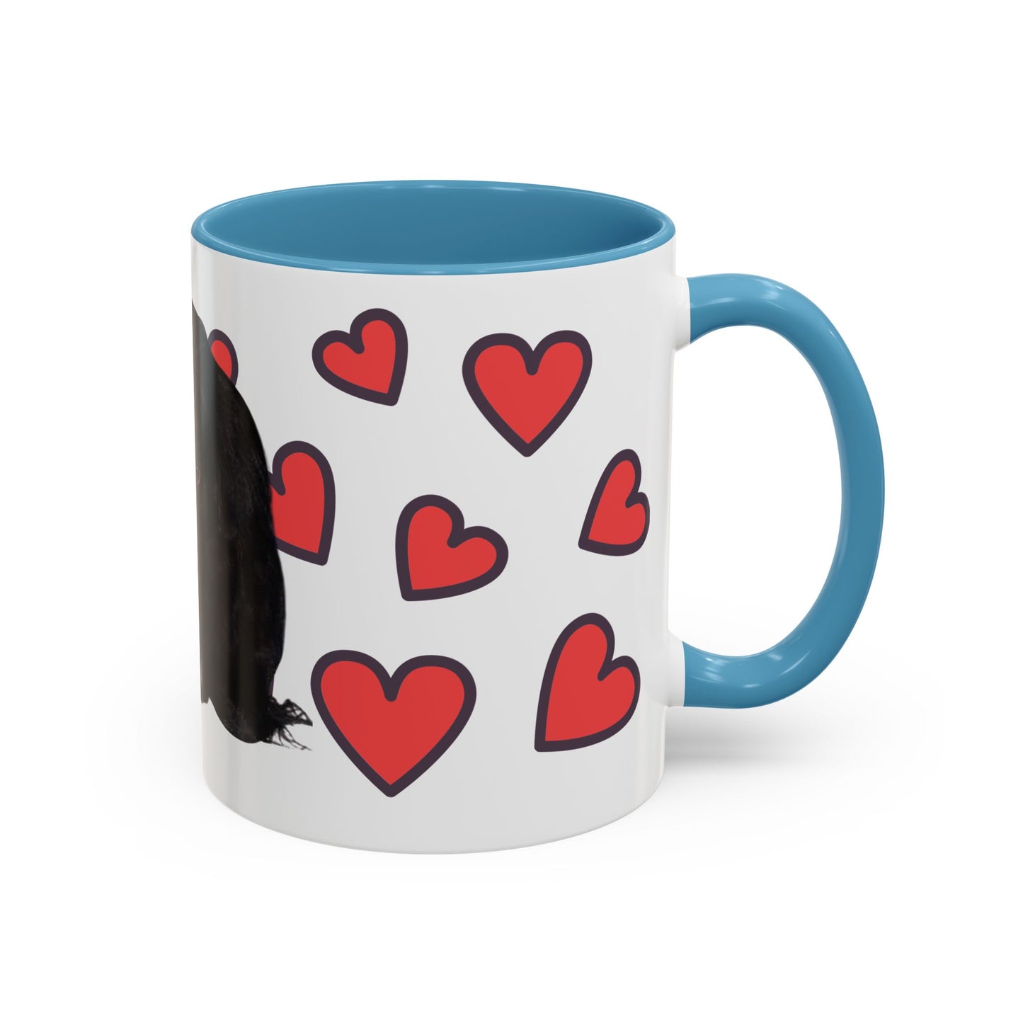 Cute Dog Lover's Accent Coffee Mug - Perfect Gift for Pet Owners, Valentine's Day, Birthdays, Dog Enthusiasts, Home & Office