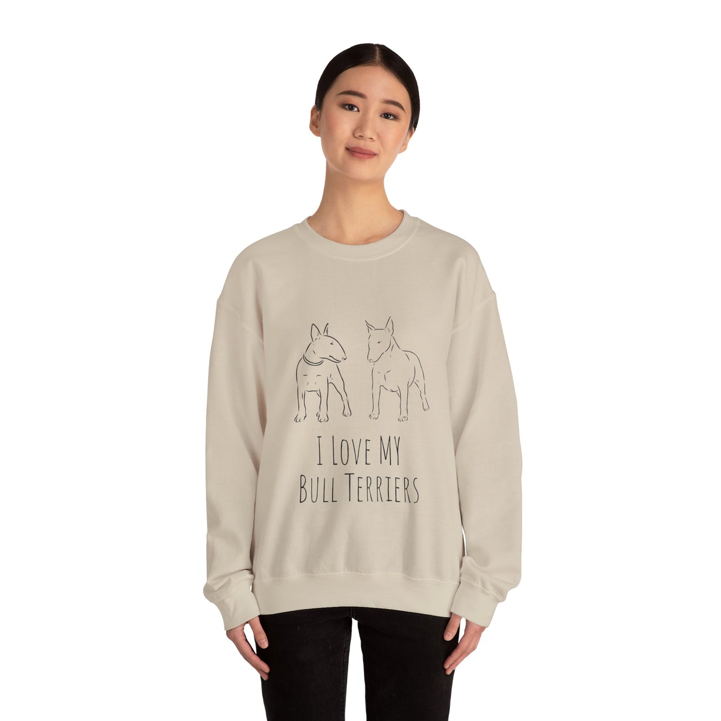 Bull Terriers Unisex Heavy Blend™ Crewneck Sweatshirt