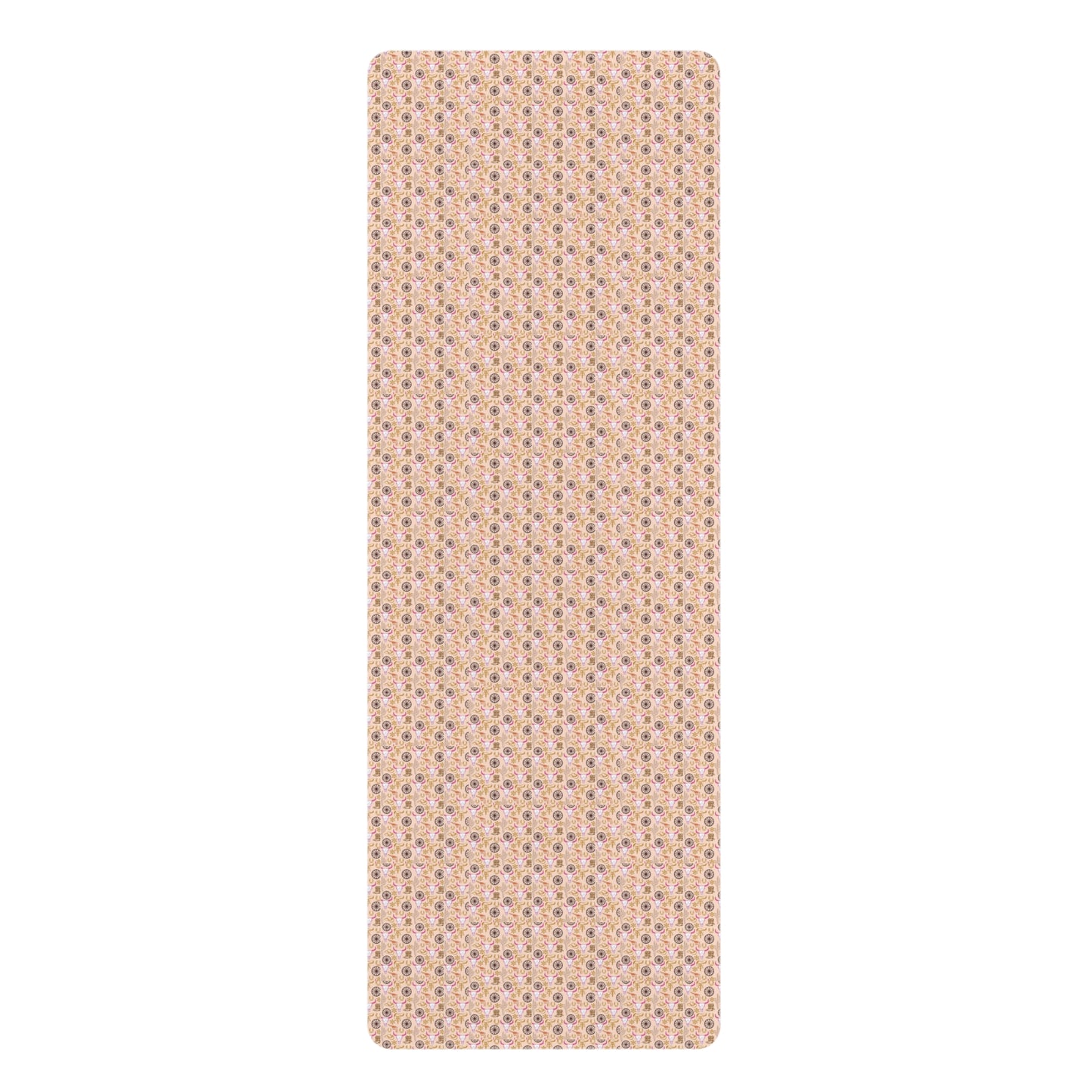 Tiny Western Print Rubber Yoga Mat