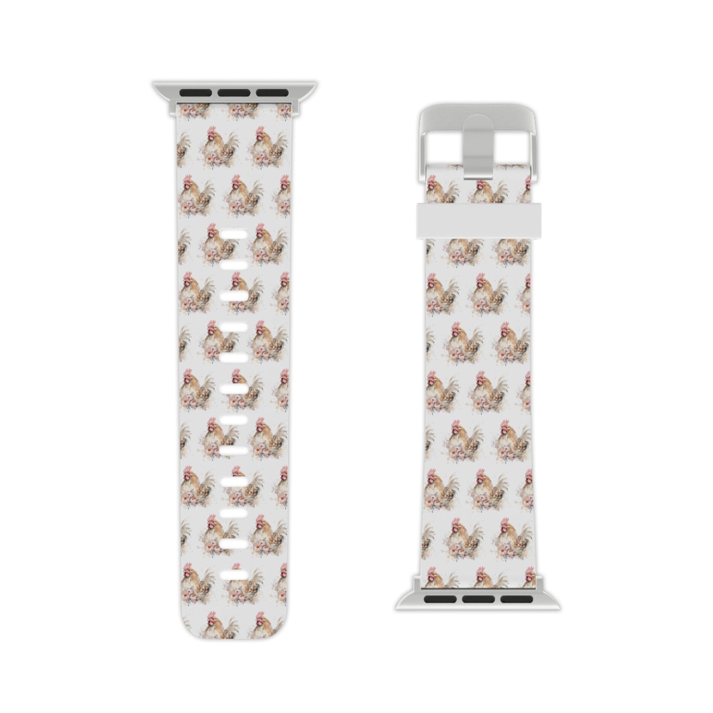 Watercolor Chicken Watch Band for Apple Watch