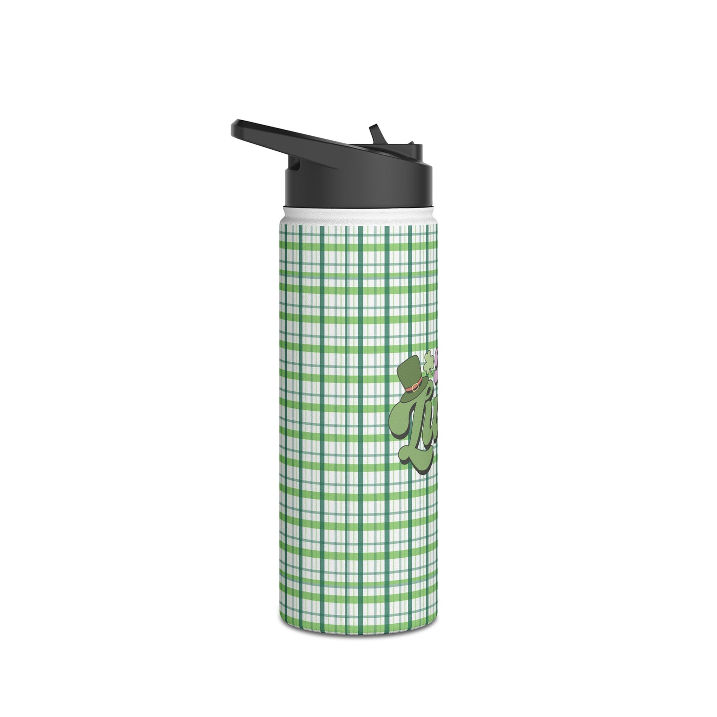 St. Patrick's Day Stainless Steel Water Bottle, Standard Lid