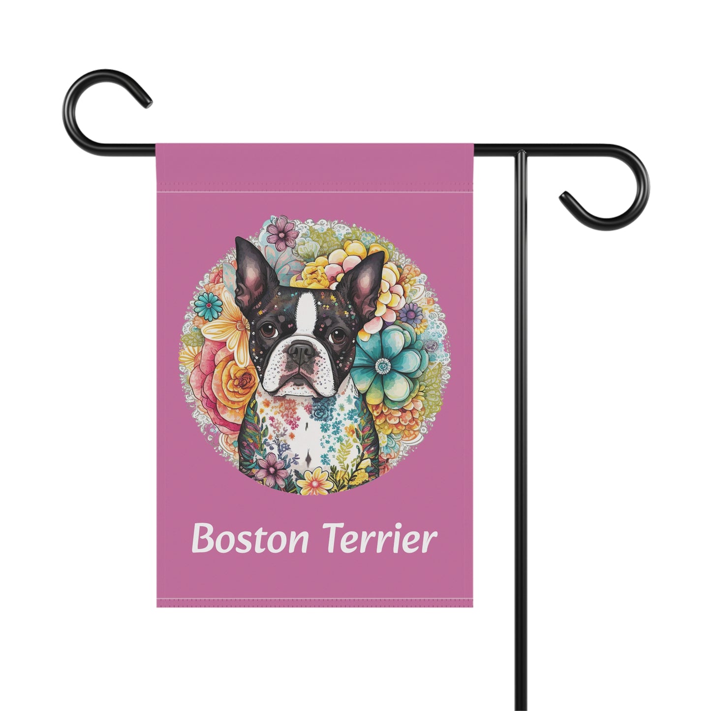 Boston Terrier Garden & House Banner