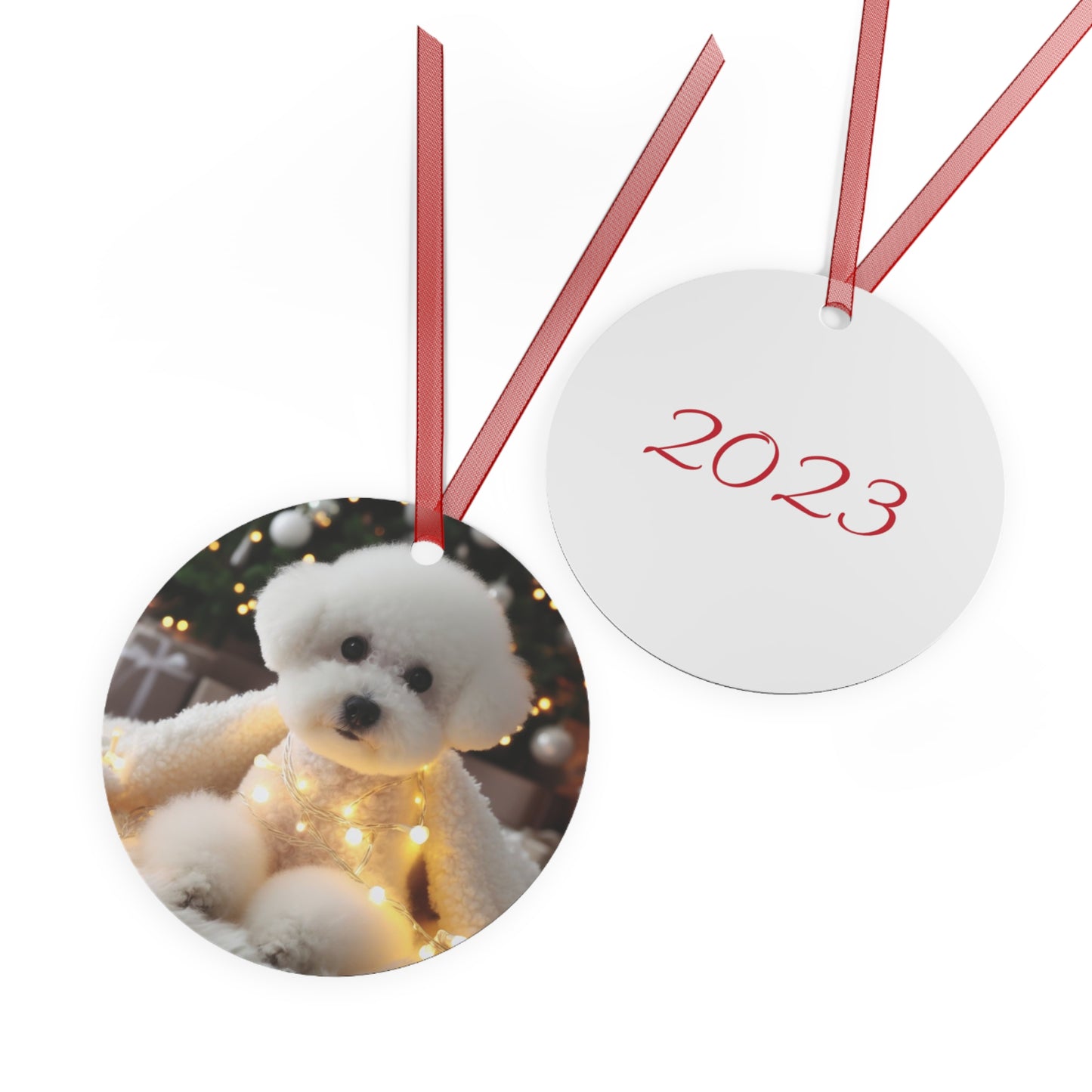 Bichon Frise #2 Metal Ornaments