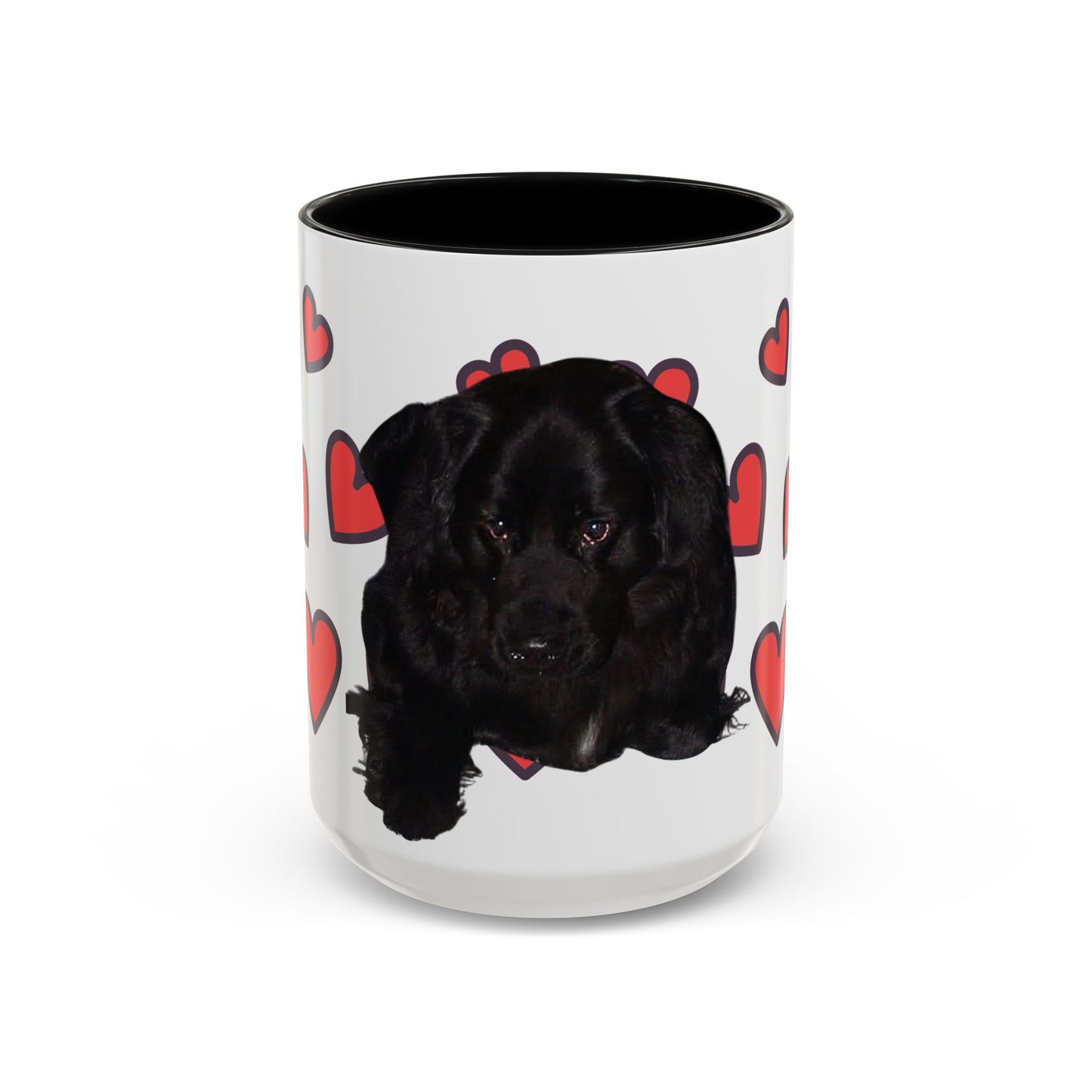 Cute Dog Lover's Accent Coffee Mug - Perfect Gift for Pet Owners, Valentine's Day, Birthdays, Dog Enthusiasts, Home & Office