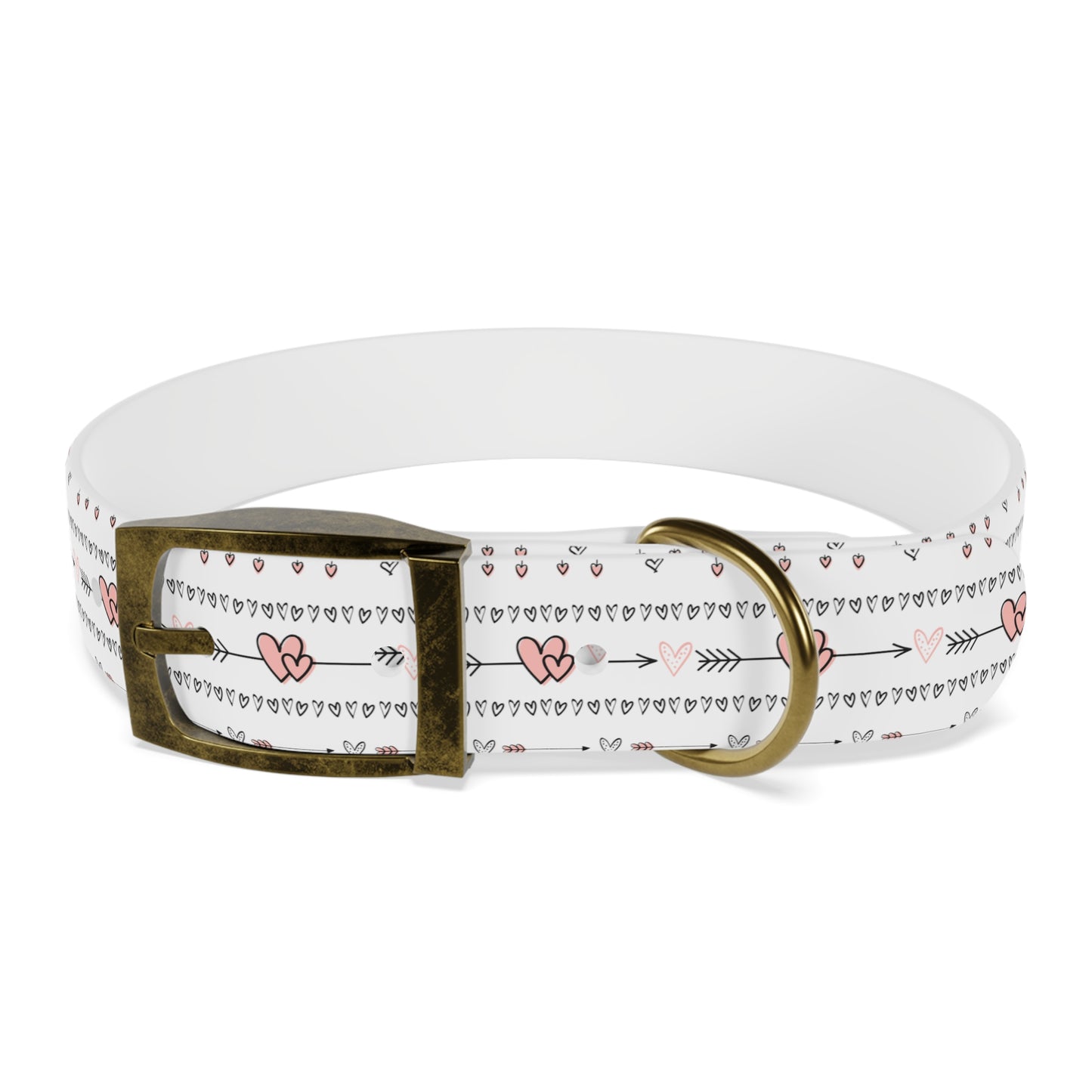 Valentine's Hearts Dog Collar