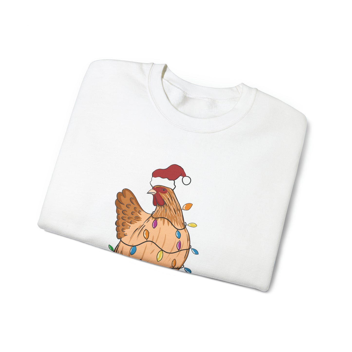 Chicken Christmas Unisex Heavy Blend™ Crewneck Sweatshirt