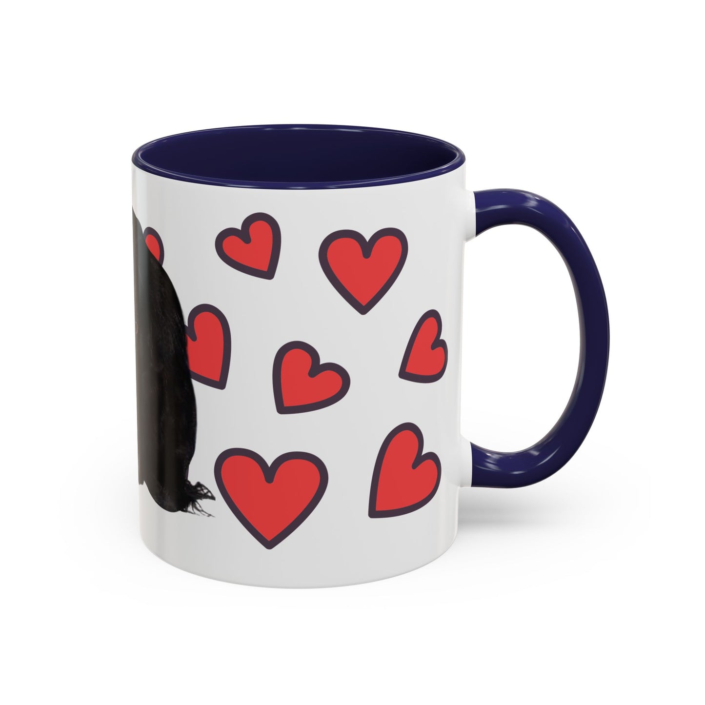 Cute Dog Lover's Accent Coffee Mug - Perfect Gift for Pet Owners, Valentine's Day, Birthdays, Dog Enthusiasts, Home & Office