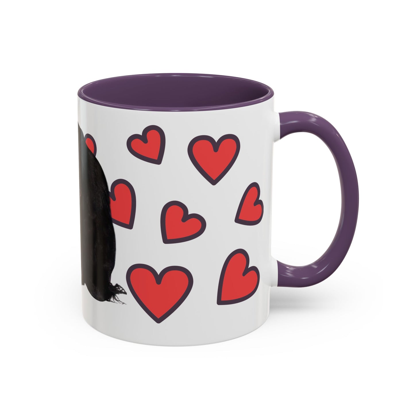 Cute Dog Lover's Accent Coffee Mug - Perfect Gift for Pet Owners, Valentine's Day, Birthdays, Dog Enthusiasts, Home & Office