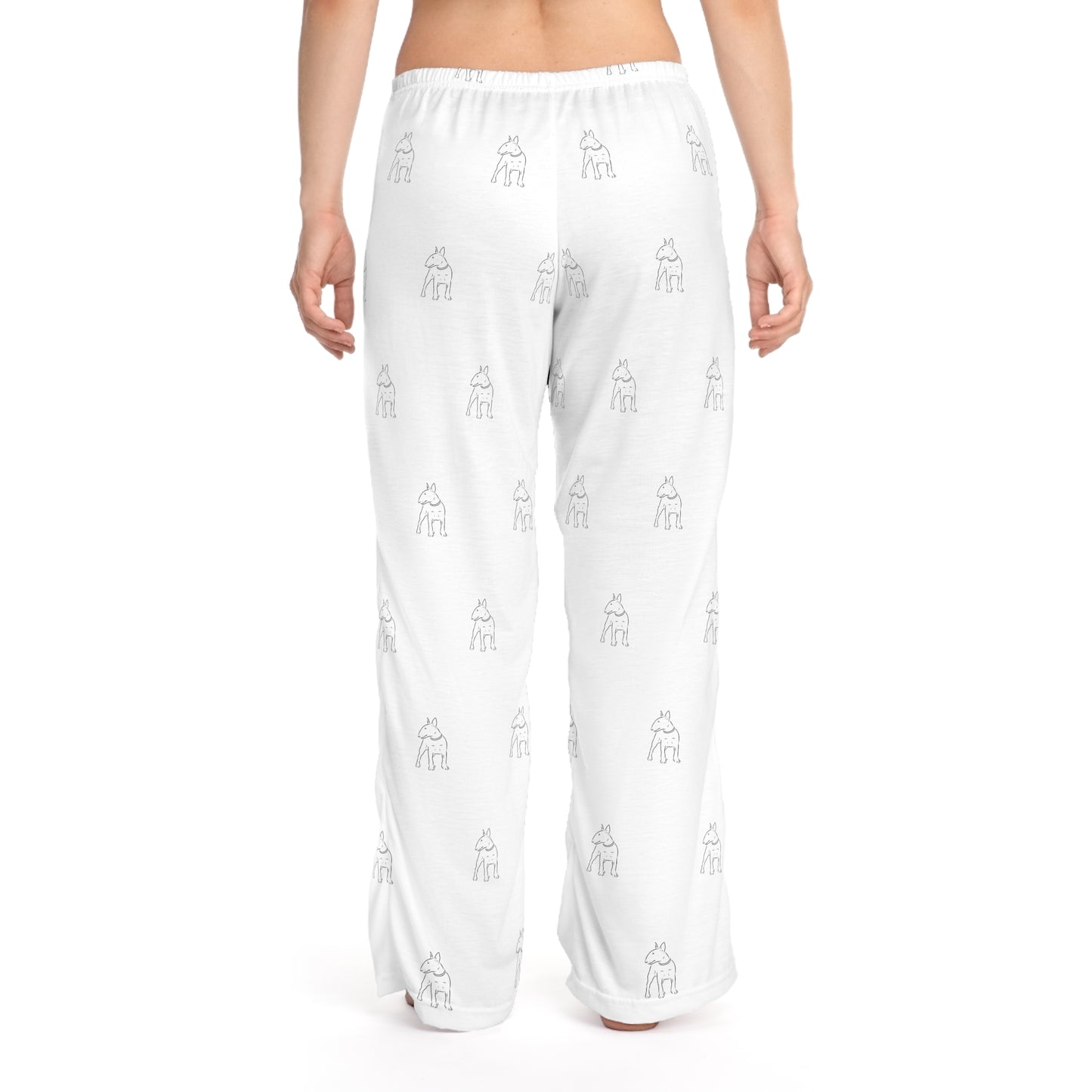 Bull Terrier Women's Pajama Pants (AOP)