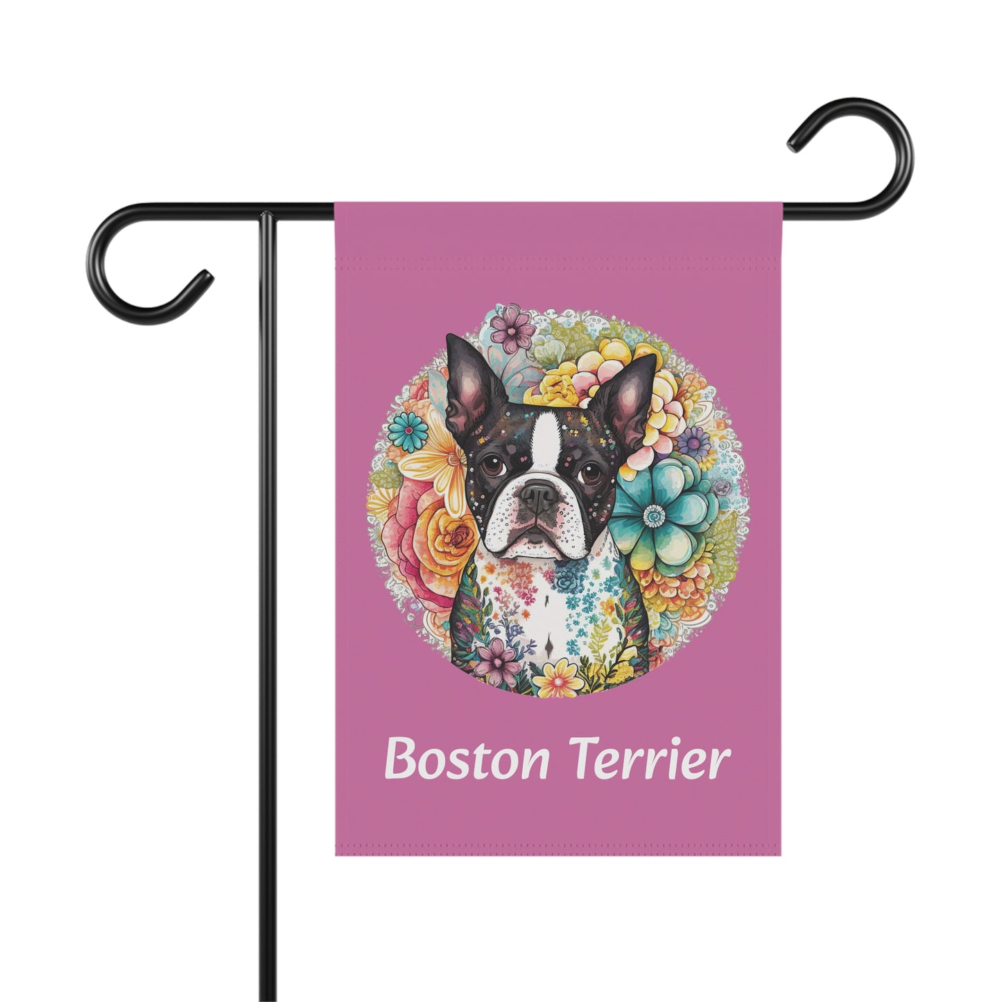Boston Terrier Garden & House Banner