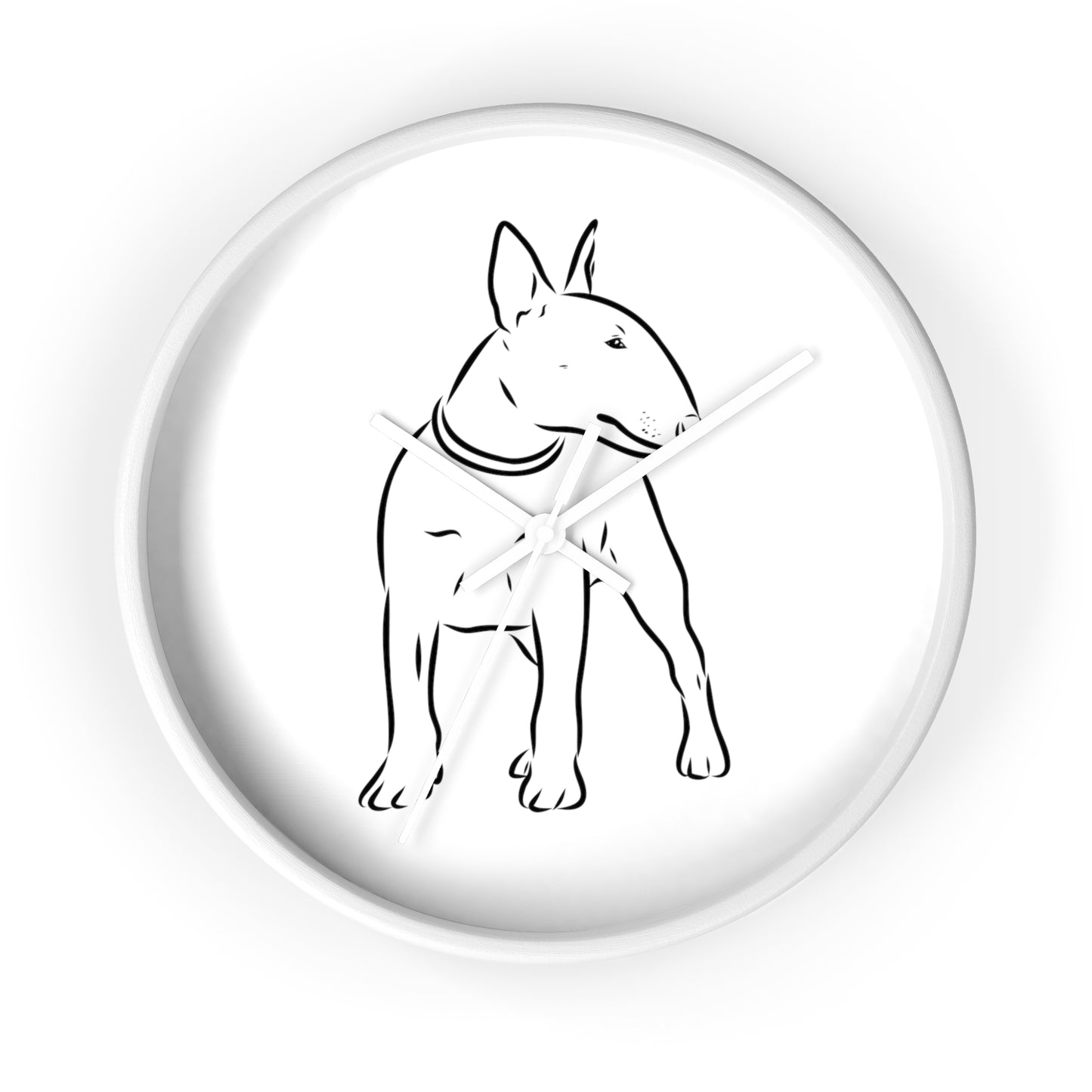 Bull Terrier Wall Clock