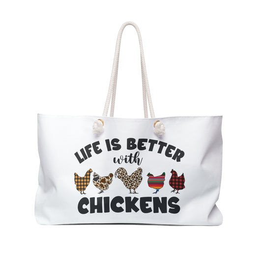 Chicken Weekender Bag
