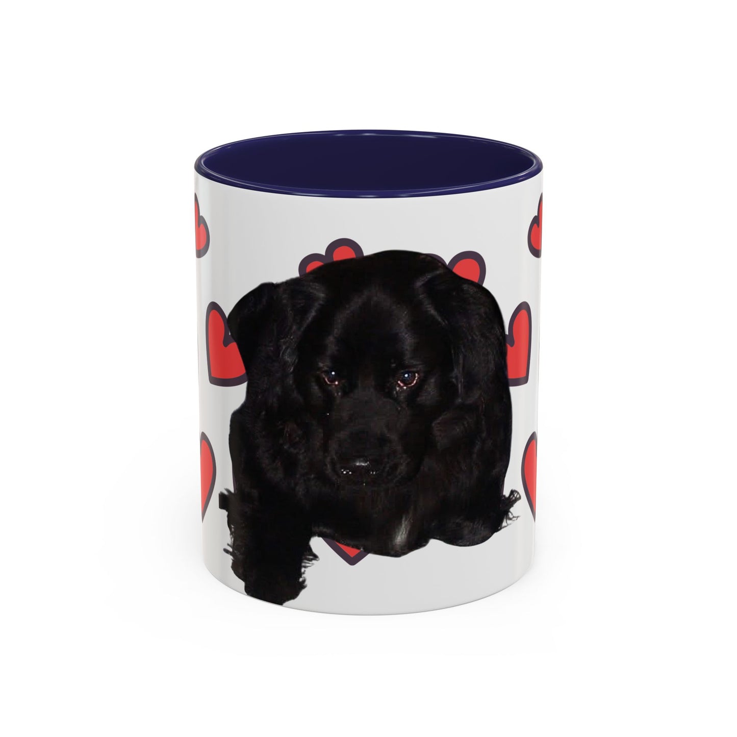 Cute Dog Lover's Accent Coffee Mug - Perfect Gift for Pet Owners, Valentine's Day, Birthdays, Dog Enthusiasts, Home & Office