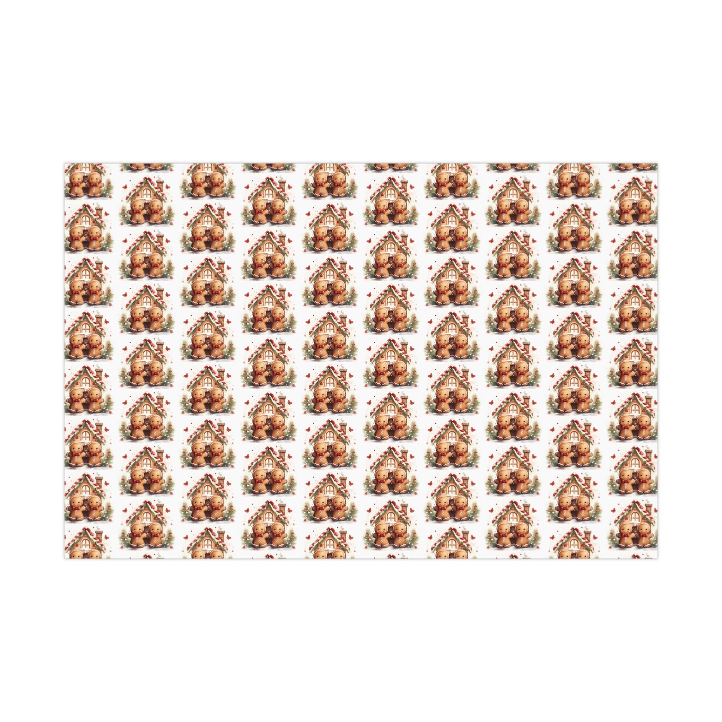 Gingerbread Gift Wrap Papers