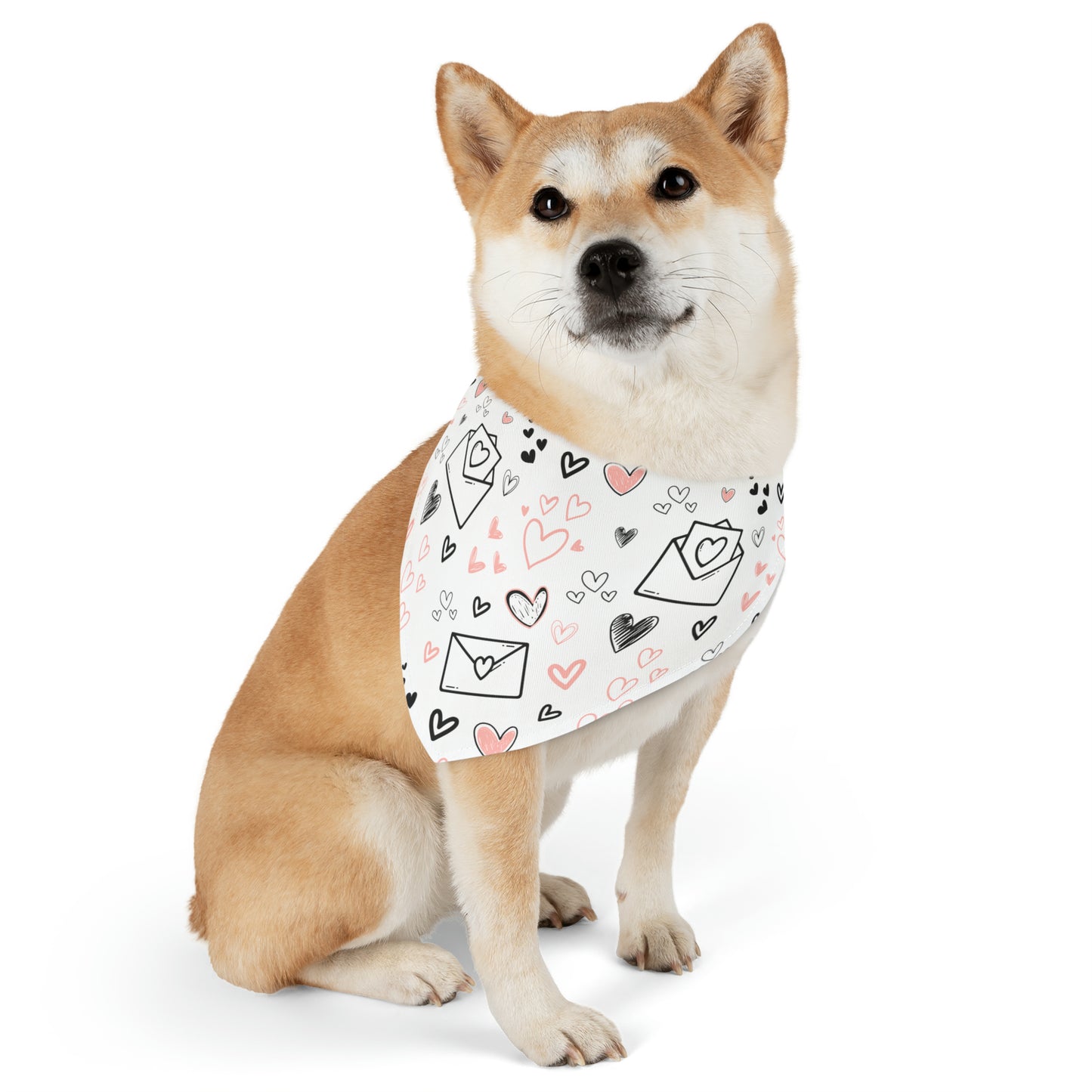 Valentine's Day Pet Bandana Collar