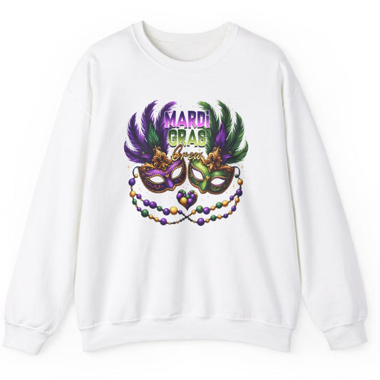 Mardi Gras Masks Unisex Heavy Blend™ Crewneck Sweatshirt