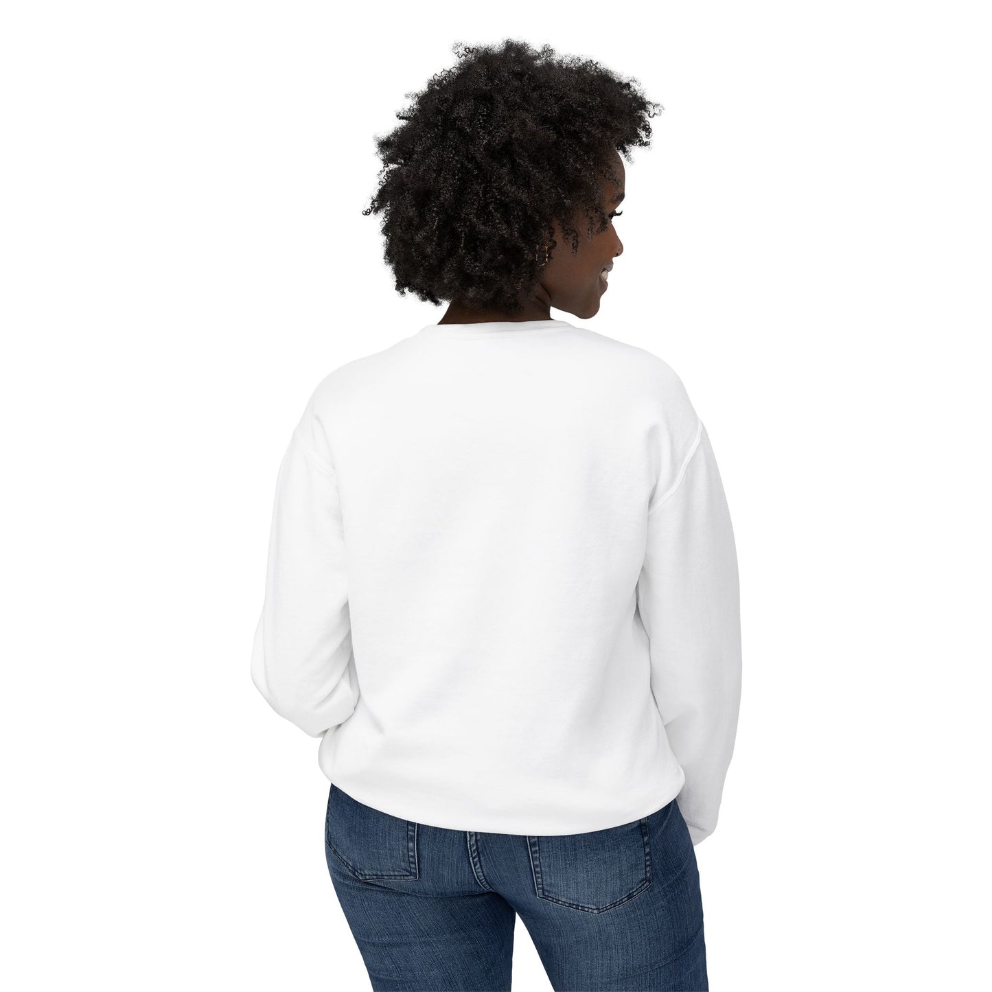 Christmas Chicken Unisex Lightweight Crewneck Sweatshirt