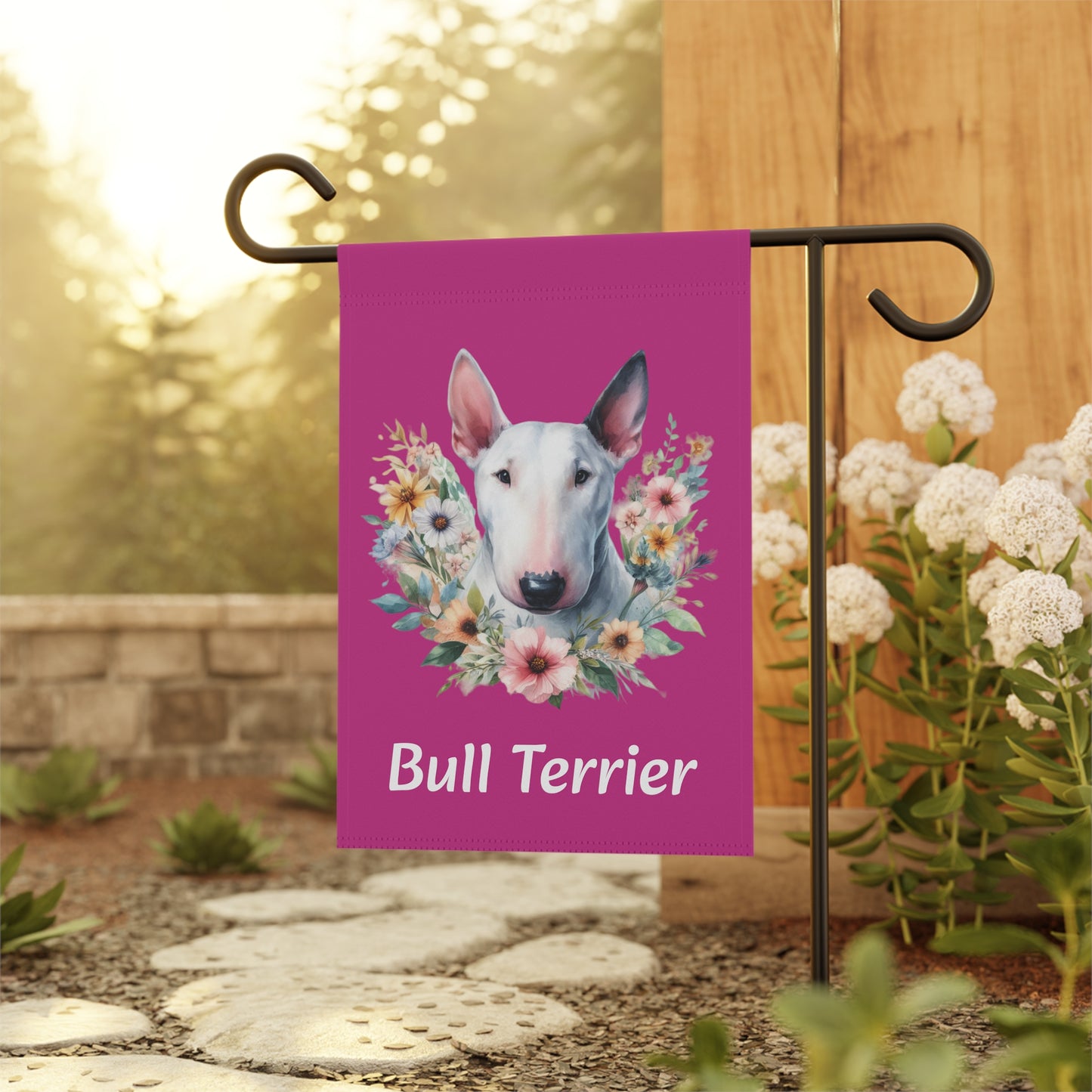 Bull Terrier Garden & House Banner