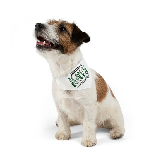 Mama's Lucky Charm Pet Bandana Collar