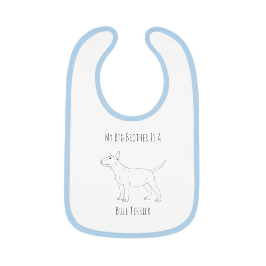 Brother Bull Terrier Baby Jersey Bib