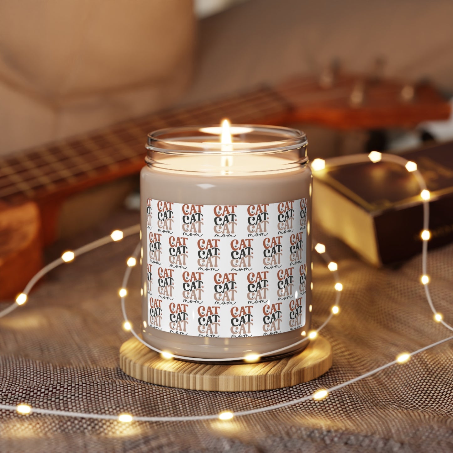 Cat Mom Scented Soy Candle, 9oz