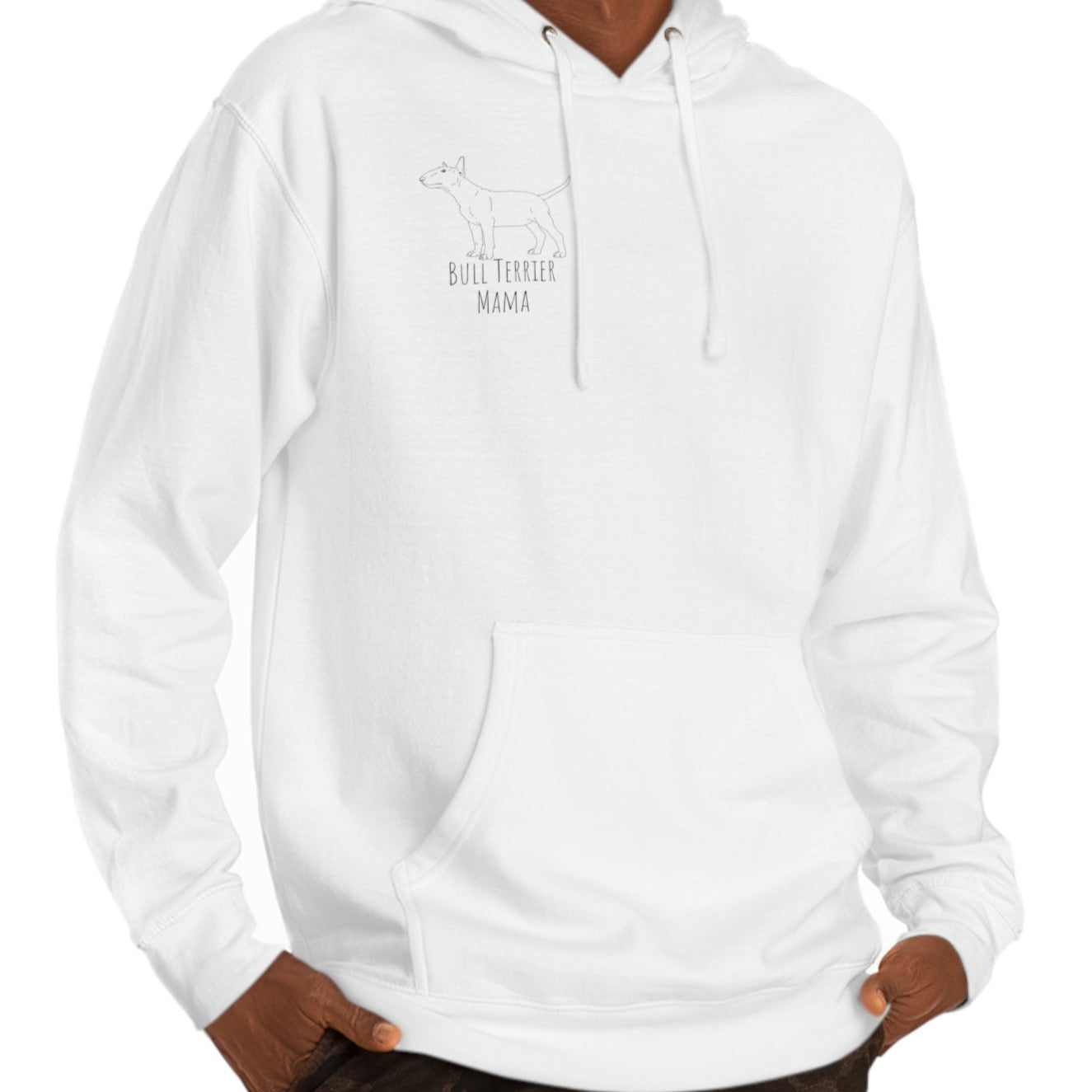 Unisex Hooded Bull Terrier Sweatshirt