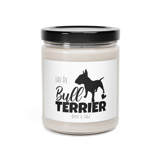 Eau De Bull Terrier Scented Soy Candle, 9oz