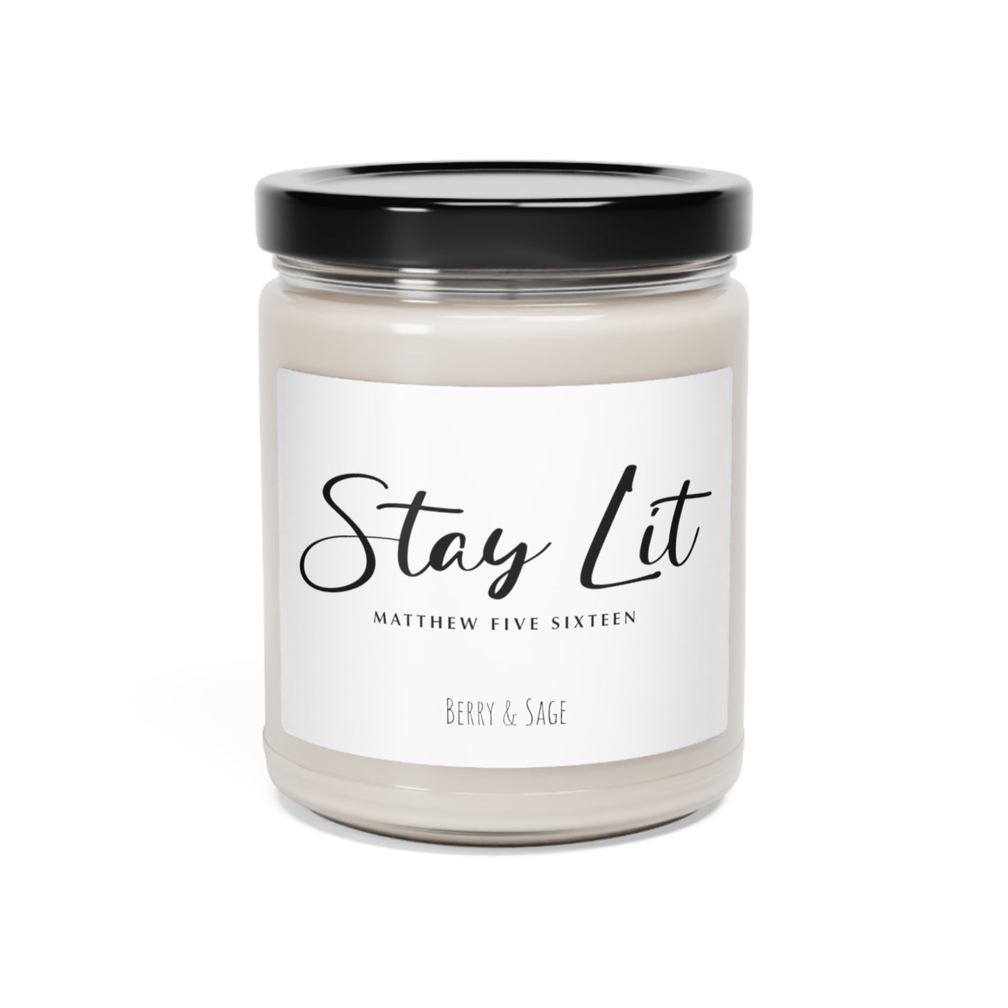 Stay Lit Scented Soy Candle, 9oz