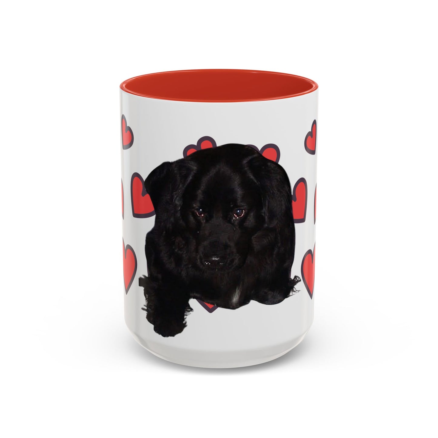 Cute Dog Lover's Accent Coffee Mug - Perfect Gift for Pet Owners, Valentine's Day, Birthdays, Dog Enthusiasts, Home & Office