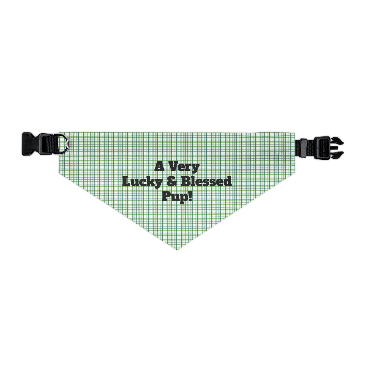 A Very Lucky & Blessed Pup Pet Bandana Collar