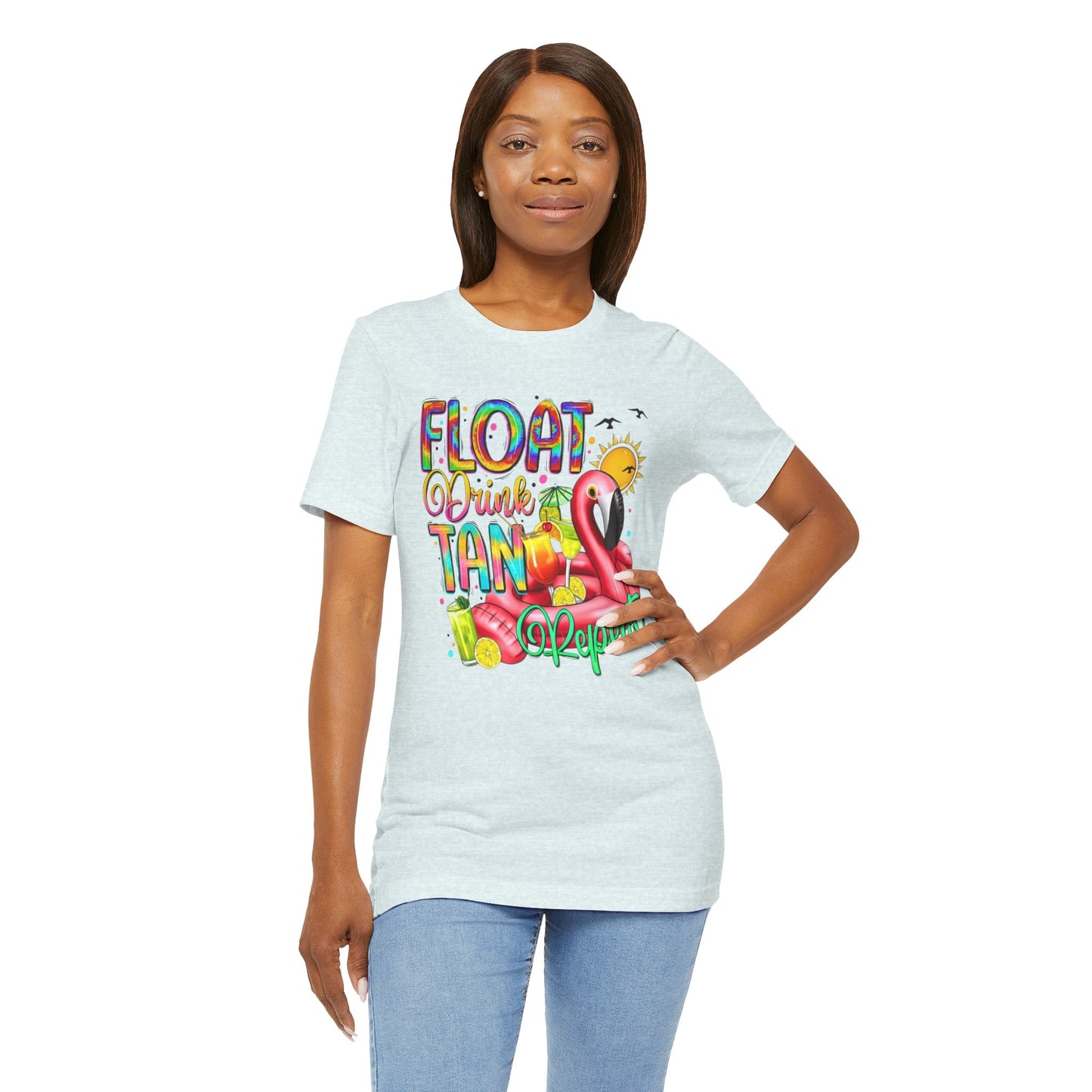 Flamingo Unisex Jersey Short Sleeve Tee