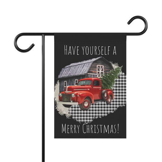 Have Yourself A Merry Christmas Garden & House Banner