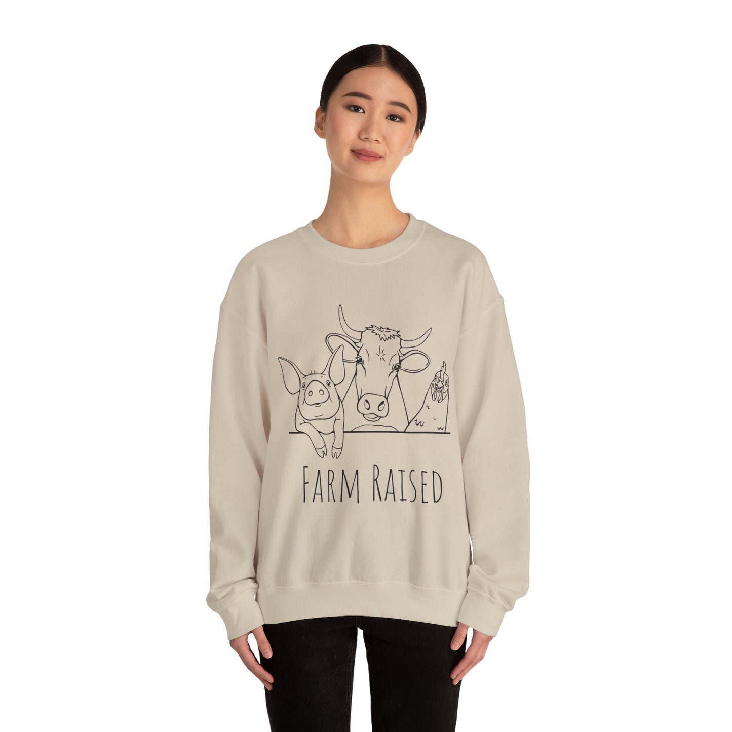 Farm Animals Unisex Heavy Blend™ Crewneck Sweatshirt