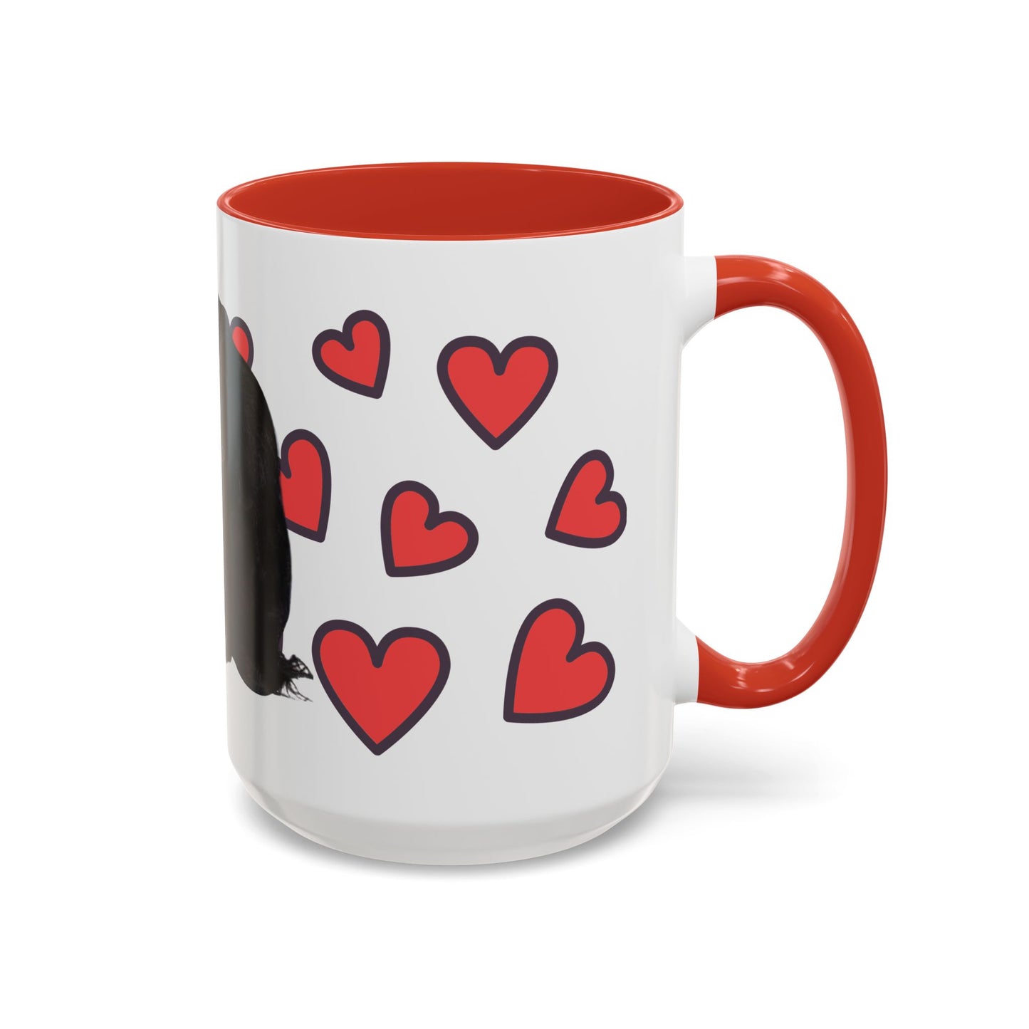 Cute Dog Lover's Accent Coffee Mug - Perfect Gift for Pet Owners, Valentine's Day, Birthdays, Dog Enthusiasts, Home & Office