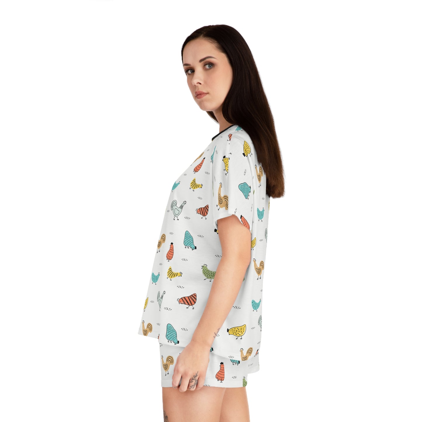 Women's Chicken Short Pajama Set