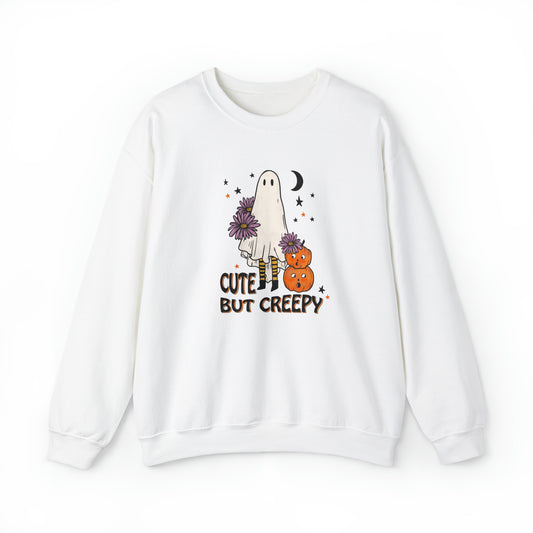 Unisex Heavy Blend™ Crewneck Halloween Ghost Sweatshirt