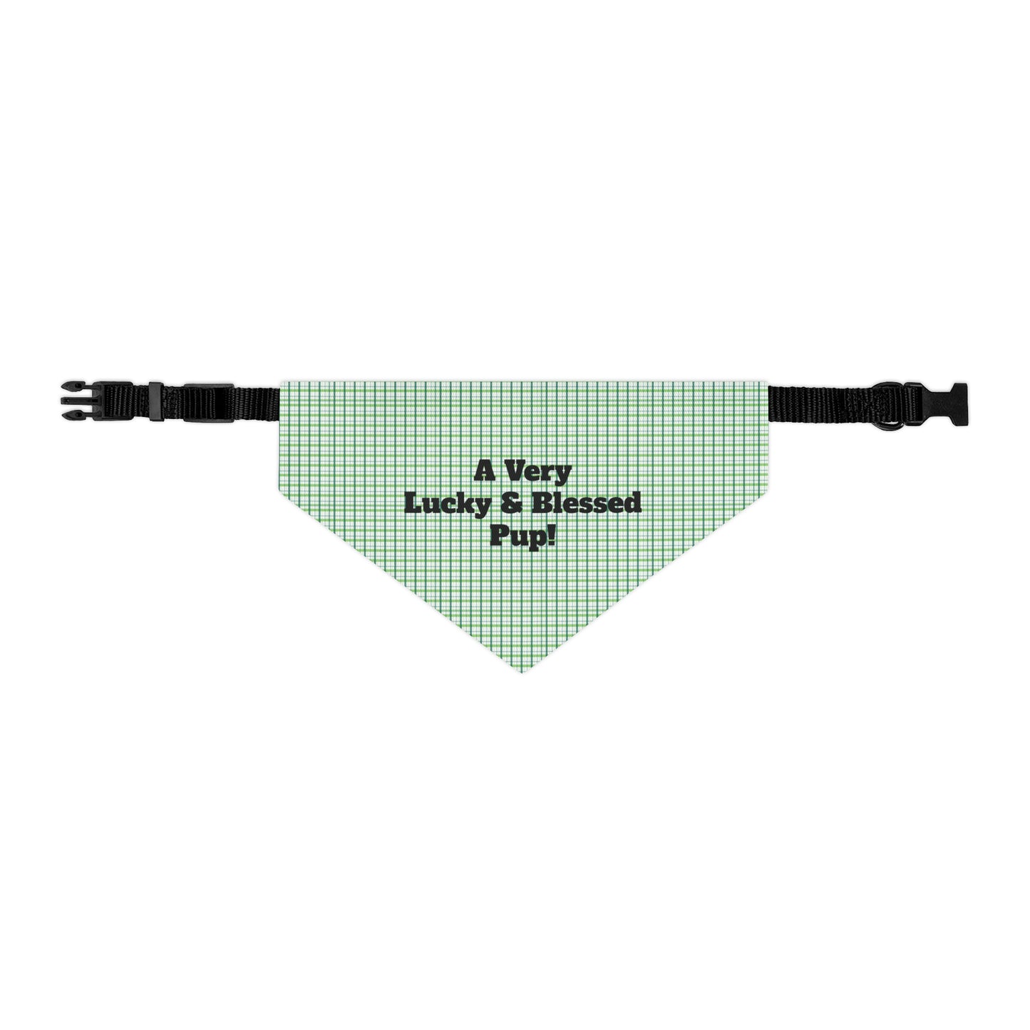 A Very Lucky & Blessed Pup Pet Bandana Collar