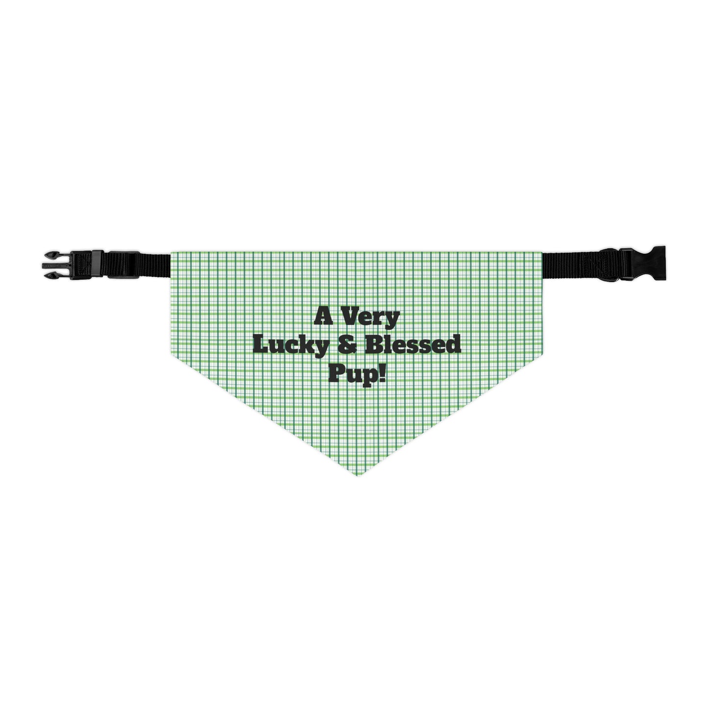 A Very Lucky & Blessed Pup Pet Bandana Collar